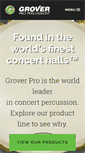 Mobile Screenshot of groverpro.com